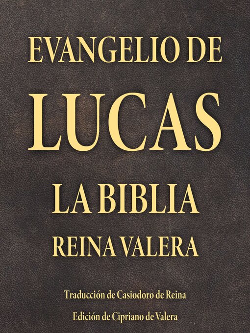 Cover image for Evangelio de Lucas